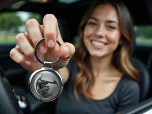 Photo Key Fob Pro Picture Domed Alloy Force